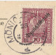 AUSTRIA - 10 HELLER FRANKING (Mi #231 ALONE) ON PC (VIEW OF MONICHKIRCHEN) FROM MONICHKIRCHEN TO VIENNA - 1919 - Briefe U. Dokumente