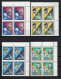 Yemen Arab Republic 1965 Space, Manned Space Flights Set Of 8 In Blocks Of 4 MNH - Azië