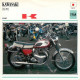 KAWASAKI  600 W1 1968  Motocicleta Motorbike Motorrad Motorfiets Motociklas Motorcycle MOTO   45  MA1967Bis - Motorbikes