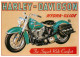 HARLEY Davidson Hydra Glide Motorbike Motorrad Motorfiets Motociklas Motorcycle MOTO  45   (scan Recto-verso)MA1967 - Motos