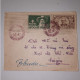 03K6 RARE - ANCIENNE LETTRE ENVELOPPE INDOCHINE 1945 CACHET A BAS LES OPPRESSEURS POSTE RURALE - Asia (Other)