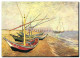 CPM Bateau Vincent Van Hogh Barques Aux Saintes Maries Juin 1888 - Fishing Boats