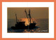 A675 / 103 Bateau Coucher De Soleil - Fishing