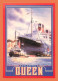 A685 / 435 Carte Pub ATHENA Atlantic Queen Queen Mary Bateau - Reclame