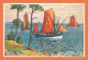 A689 / 461 Voilier Bateau - Fishing