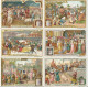 Chromo Liebig Série Compl. De 6 Chromos S_0883 Le Carnaval à Différentes époques 1907 - Liebig