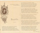 - Militaria -ref-E37- Guerre 1870-71-carte 2 Volets -le Chant Du Soldat - Paul Deroulède - Bazeille - Ardennes - Lapina - Guerres - Autres