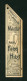 Marque Page Ancien Mars 1902  Mobilier Facq Hilst Maison Watier Legendre 47 Rue Esquermoise Lille Bijouterie Horlogerie - Bookmarks