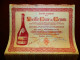 "Vieille Cure De Cenon" , Bordeaux,France  1952 ,Liquor,share Certificate , - Other & Unclassified