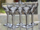 Delcampe - -6 ANCIENS VERRES De BISTROT Verres à Pieds Un Trait Gravé Sur Le Bord    E - Glazen