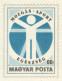 SPORT Gymnastics  = HEALTH /  - Hungary 1977 - STATIONERY - POSTCARD - Not Used / Snake Flame - Ginnastica