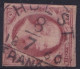 Halfrondstempel HULST C Op 1852 Koning Willem III 10 Cent Rood NVPH 2 - Gebruikt