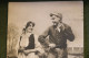 Carte Postale Couple En Costume Traditionnel - Sabots Pipe - Coppie