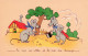 Illustrateur Illustration Gill Le Rate De Ville Et Le Rat Des Champs - Sonstige & Ohne Zuordnung