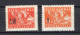 1946. YUGOSLAVIA,PAIR OF STAMPS,OVERPRINT,MNH - Neufs