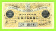 FRANCE / CHAMBRE De COMMERCE De SAINT ETIENNE / BON Pour 1 FRANC / 20 AOUT 1914 / N°202280 SERIE O - Cámara De Comercio