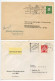 Germany, Berlin 1960'-1980's 13 Covers With Mix Of Definitive Stamps And Slogan Machine Cancels - Cartas & Documentos