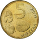 Finlande, 5 Markkaa, 2001, Copper-Aluminum-Nickel, SUP, KM:73 - Finlandia