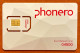 Phonero  Gsm  Original Chip Sim Card - Sammlungen