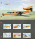 AURIGNY 40 Years Presentation Pack 2008+ Aircraft Details & Details Of Alderney Based Airline- Mnh A349-A354 See 6 Scans - Aerei