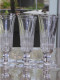 Delcampe - -8 FLUTES A CHAMPAGNE CRISTAL CÔTES TAILLEES XIXe BACCARAT/SAINT LOUIS?     E - Glass & Crystal