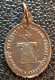 Médaille Religieuse Cuivre Fin XIXe "Sainte Tunique D'Argenteuil / Sacré-Coeur De Jésus" Religious Medal - Religión & Esoterismo