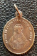 Médaille Religieuse Cuivre Fin XIXe "Sainte Tunique D'Argenteuil / Sacré-Coeur De Jésus" Religious Medal - Religión & Esoterismo