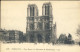 Paris 1924 Jeux Olympique Flamme Paris Saint Lazare Du 11 Mai Sur Carte Postale Notre Dame - Sommer 1924: Paris