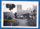 Photo Ancienne Snapshot - GODSHILL - Isle Of Wight - Old Cottages And Church - Automobile à Identifier - England - Automobiles