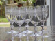 -5 SUPERBES GRANDS VERRES CRISTAL Gravé XIXe VERRES à EAU COLLECTION TABLE     E - Glas & Kristall