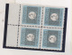 CROATIA WW II  ,5 Kn  Postage Due  Breakthrough Printed Bloc Of 4 MNH - Kroatien