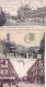 BELGIQUE - 4 CARTES - MONS - 1904 / 1909 / 1911 / 1912 - Mons