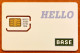 Base Hello Gsm Original Chip Sim Card  Yellowed Edge - Collections