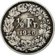 Suisse, 1/2 Franc, 1920, Bern, Argent, TTB, KM:23 - Sonstige & Ohne Zuordnung