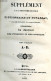 Supplement A La Troisieme Edition Du Dictionnaire Du Notariat, Par Les Notaires Et Juriconsultes, Redacteurs Du Journal - Droit