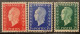 France Série Dulac Non émise YT N° 701A/701C Neufs ** MNH. TB - Unused Stamps