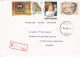 BELGIQUE-1988- Lettre Recommandée HEUSY Pour CASTELMAUROU -31 (France)..beaux Timbres Sur Lettre,cachet - Lettres & Documents