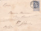 BELGIQUE-1899- Lettre De LESSINES  Pour SAINT GIRONS -09 (France)..timbre Seul Sur Lettre, Beau Cachet - 1893-1900 Barbas Cortas