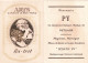 & Petite Carte Parfumée Parfum ARYS FOX-TROT Avec Pub Publicité Pharmacie Py à Puteaux Dimensions 4.8x7.1cm - Antiguas (hasta 1960)