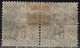 French Colonies / Nossi-Bé - Definitive - 1 Fr (pair) - Mi 22 - 1892 - Oblitérés