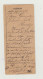 TAGLIANDO - RICEVUTA - COUPON  VAGLIA FRANCESE VIAGGIATA NEL 1918 WW1 - Marcophilie