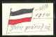 AK Reichsflagge 1914 - Dein Gedenk Ich  - Guerra 1914-18