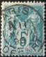 R1311/3005 - FRANCE - SAGE TYPE II N°75 Avec BEAU CàD : PARIS DEPART (Seine) 11 NOVEMBRE 1896 - " N " (NUIT) - 1876-1898 Sage (Tipo II)