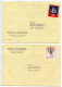 Germany, Berlin 1960'-1980's 33 Covers To Wiesbaden With Mix Of Berlin Stamps & CDS Machine Cancels With Slogans - Covers & Documents