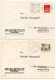 Delcampe - Germany, Berlin 1960'-1980's 33 Covers To Wiesbaden With Mix Of Berlin Stamps & CDS Machine Cancels With Slogans - Cartas & Documentos