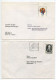 Delcampe - Germany, Berlin 1960'-1980's 33 Covers To Wiesbaden With Mix Of Berlin Stamps & CDS Machine Cancels With Slogans - Storia Postale