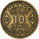 France, Maroc, Mohammed V, 10 Francs, AH 1371/1952, Paris, Bronze-Aluminium - Other & Unclassified