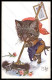 Artist Signed Illustratori A. Thiele Dressed Cat TSN Serie 1892 Postcard VK6644 - Sonstige & Ohne Zuordnung