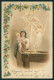 Hold To Light Controluce Christmas Angel Postcard TC3548 - Sonstige & Ohne Zuordnung