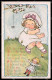 Artist Signed G. G. Drayton Girl Doll 489 HOLE CORNER CREASED Pc ZG7228 - Sonstige & Ohne Zuordnung